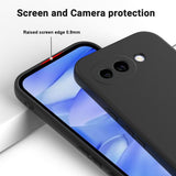 Google Pixel 10a EIDERWOOD Lined Silicone Case with Strap - Black
