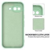 Google Pixel 10a EIDERWOOD Lined Silicone Case with Strap - Green