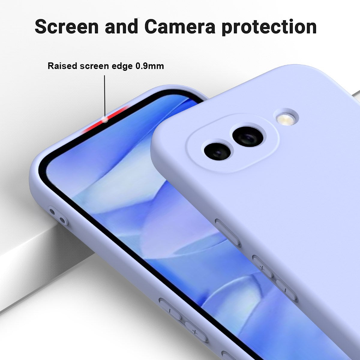Google Pixel 10a EIDERWOOD Lined Silicone Case with Strap - Purple