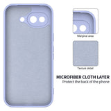 Google Pixel 10a EIDERWOOD Lined Silicone Case with Strap - Purple