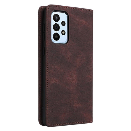 Samsung Galaxy A23 (5G) / M23 (5G) Leather Case w. Wallet & Stand Function - Brown