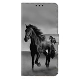 Samsung Galaxy A37 EIDERWOOD Flip Case with Card Holder & Stand Function - Horse