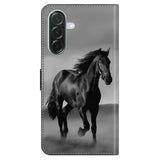 Samsung Galaxy A57 EIDERWOOD Flip Case with Card Holder & Stand Function - Horse