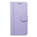 Google Pixel 10a EIDERWOOD Faux Leather Flip Case with Card Holder & Stand Function – Purple