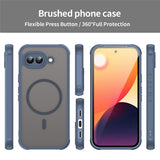 Google Pixel 10a EIDERWOOD Matte Hybrid Plastic Case - MagSafe Compatible - Blue