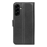 EIDERWOOD Samsung Galaxy A57 Faux Leather Flip Case with Cardholder & Stand Function - Black