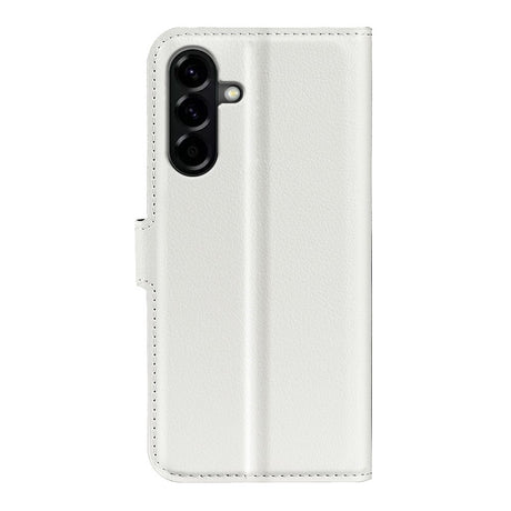 EIDERWOOD Samsung Galaxy A57 Faux Leather Flip Case with Cardholder & Stand Function - White