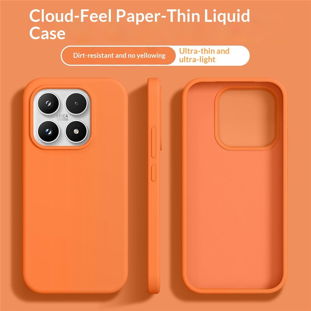 Xiaomi 17 EIDERWOOD 2-in-1 Silicone & Hard Plastic Case - Orange