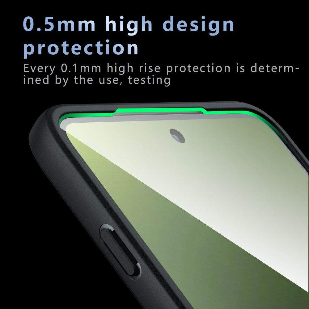 Motorola Edge 70 Max EIDERWOOD Shock Absorbing Hybrid Case - MagSafe Compatible - Transparent / Black