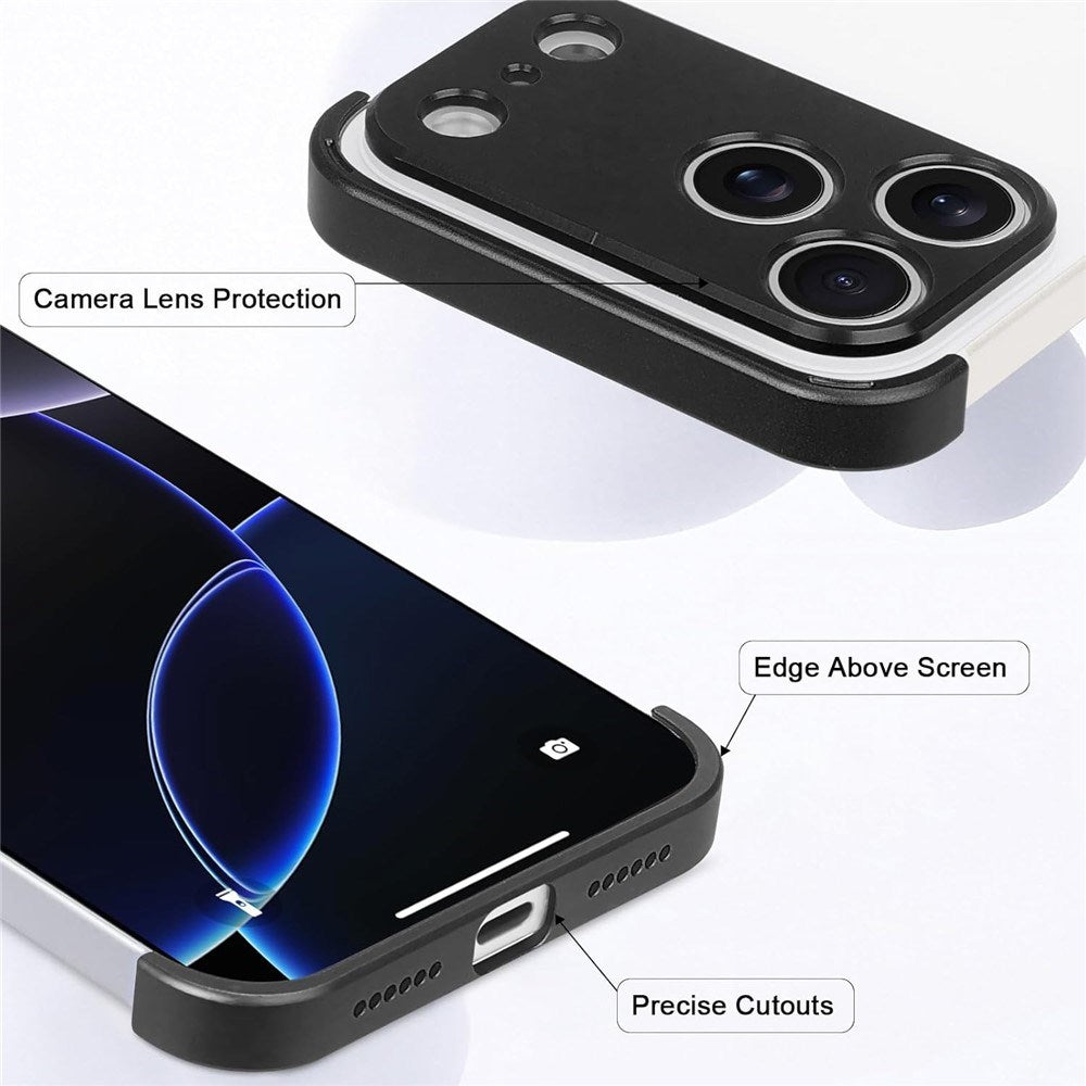 iPhone 17 Pro Max Two-Piece Bumper Case with Camera Protector - Black