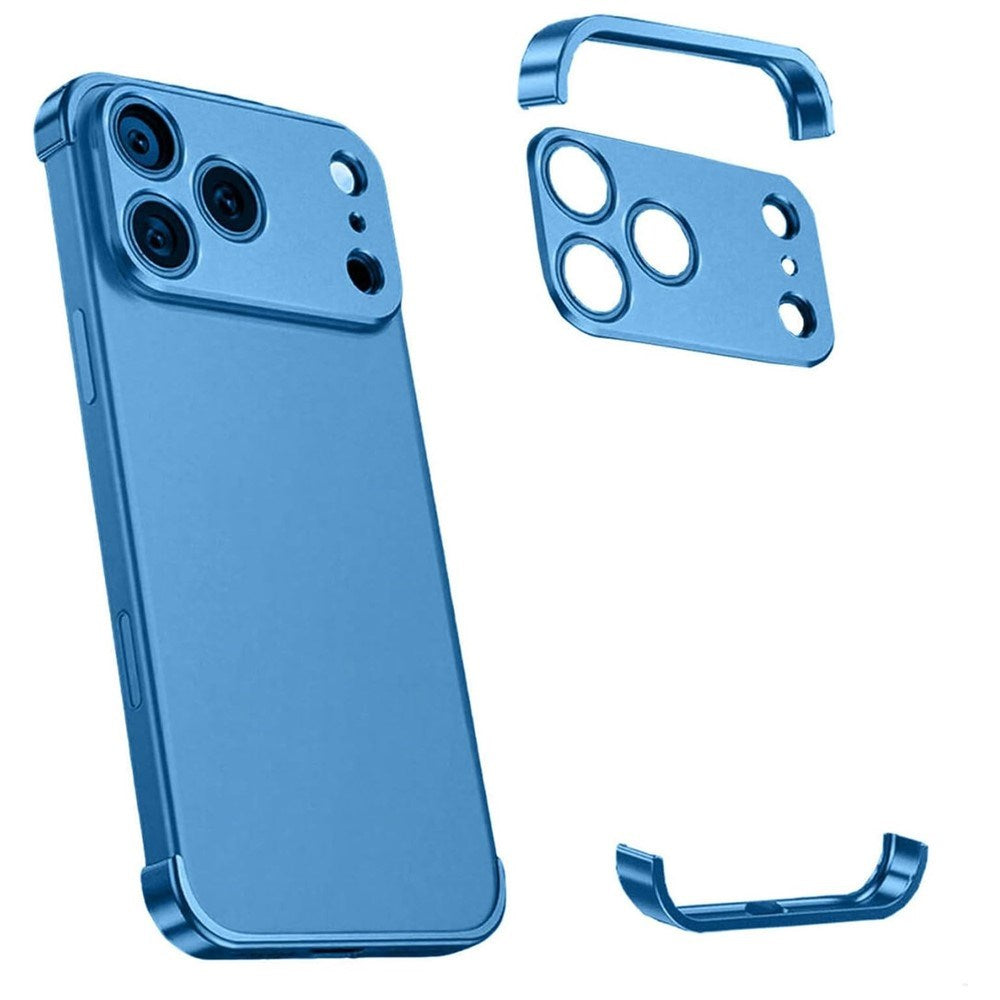 iPhone 17 Pro Max Two-Piece Bumper Case with Camera Protector - Blue