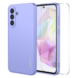 Samsung Galaxy A37 ENKAY Silicone Case with Screen Protector - Purple