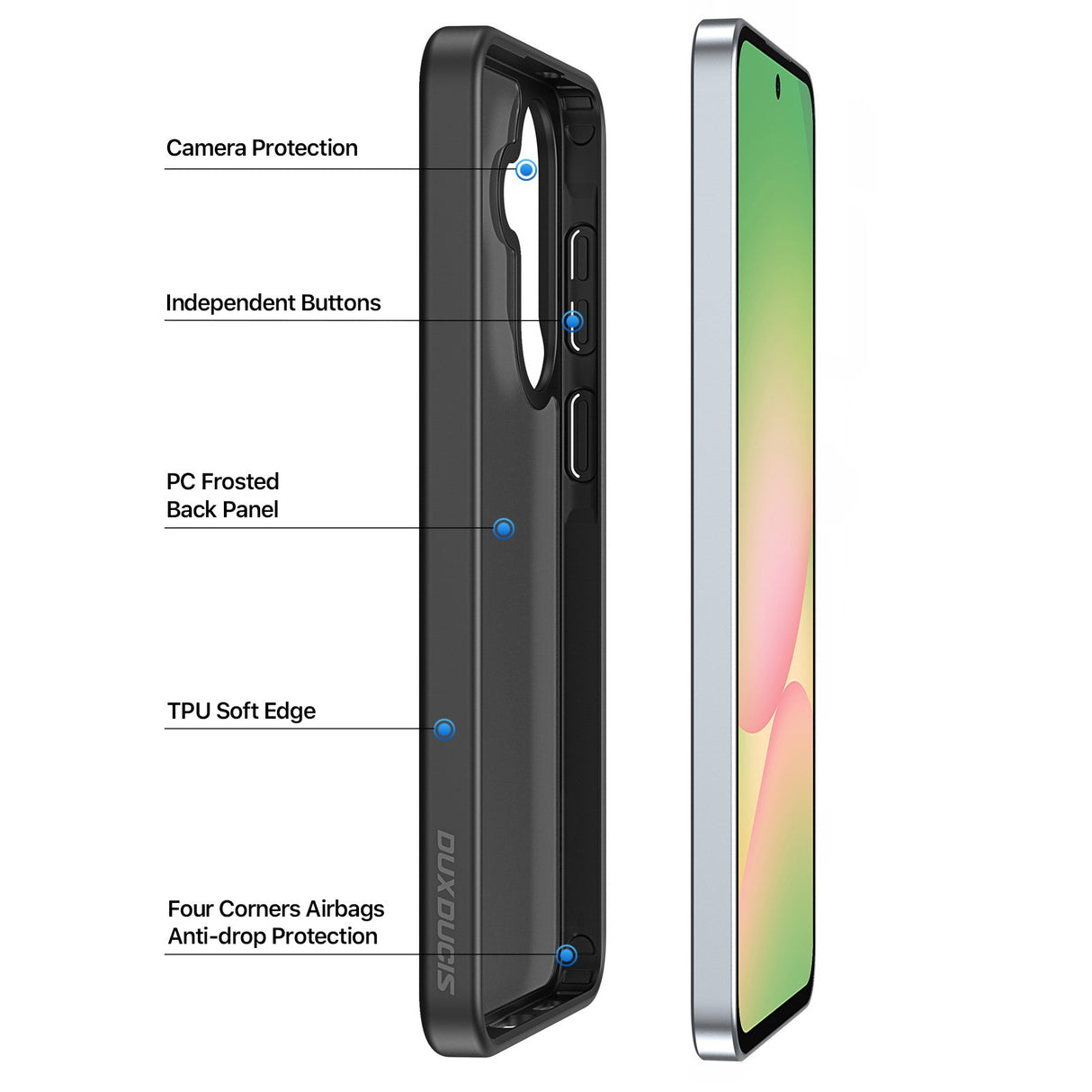 Samsung Galaxy A57 DUX DUCIS Hybrid Case - Black