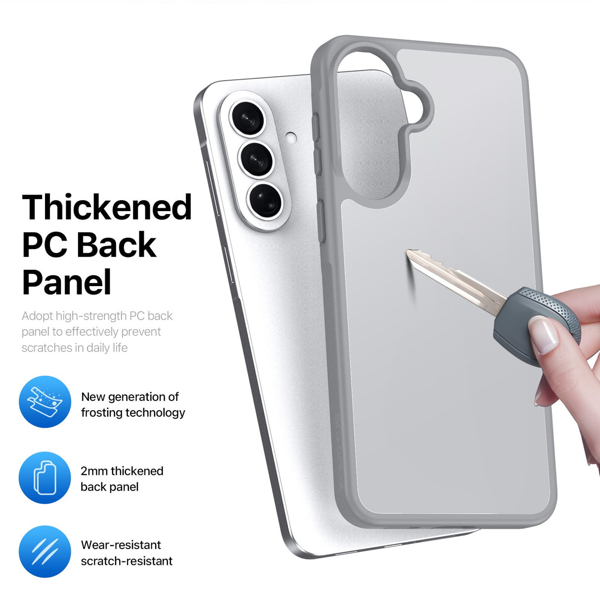 Samsung Galaxy A57 DUX DUCIS Hybrid Case - Grey