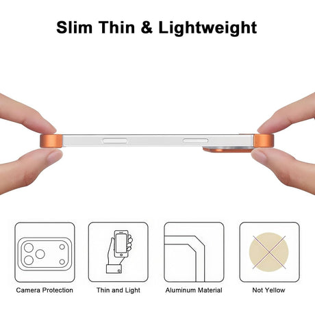 iPhone 17 Pro Two-Piece Bumper Case with Camera Protector - Orange