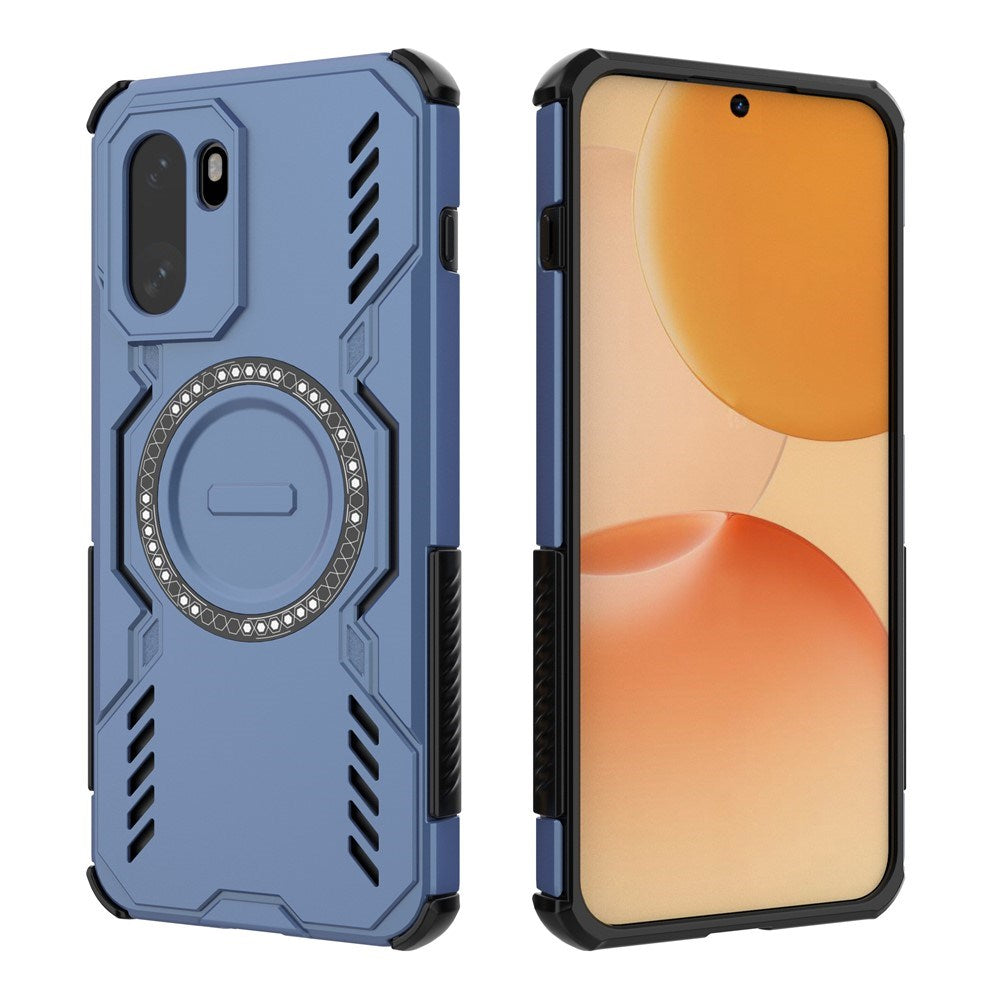 EIDERWOOD OnePlus 15R Craftsman Case with Heat Dissipation - MagSafe Compatible - Blue