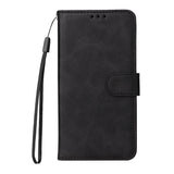 OPPO A6x EIDERWOOD Faux Leather Flip Case with Card Holder & Stand Function - Black