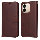 OPPO A6x EIDERWOOD Faux Leather Flip Case with Card Holder & Stand Function - Brown