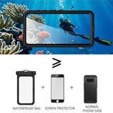 Samsung Galaxy S26 Redpebber Waterproof Hybrid Plastic Case – MagSafe Compatible – Black