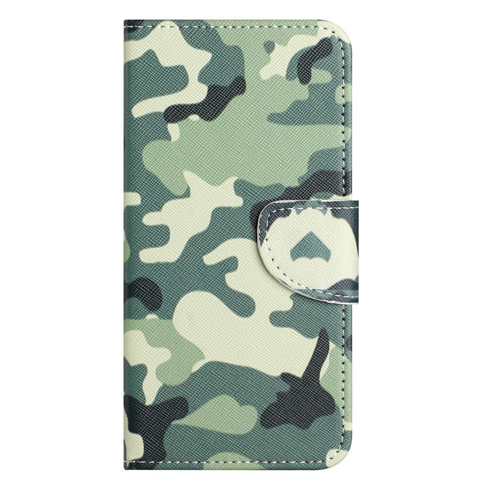 Samsung Galaxy S26+ (Plus) EIDERWOOD Faux Leather Flip Case with Pattern - Camouflage