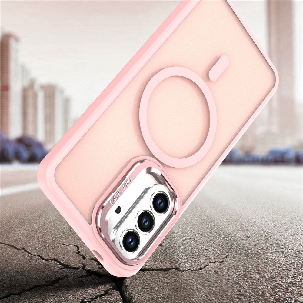 Samsung Galaxy A57 EIDERWOOD Hybrid Case with Kickstand - MagSafe Compatible - Pink
