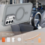 Samsung Galaxy A57 EIDERWOOD Hybrid Case with Kickstand - MagSafe Compatible - Grey