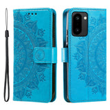 OnePlus 15R EIDERWOOD Faux Leather Flip Case with Pattern - Blue