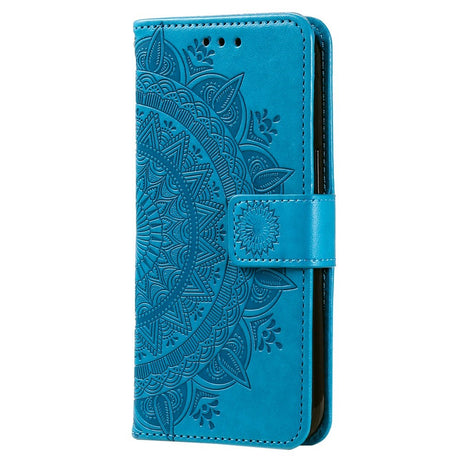 OnePlus 15R EIDERWOOD Faux Leather Flip Case with Pattern - Blue