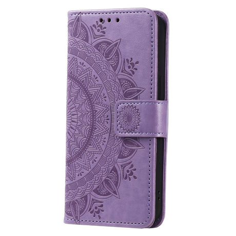 OnePlus 15R EIDERWOOD Faux Leather Flip Case with Pattern - Purple