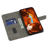 Samsung Galaxy A57 EIDERWOOD Faux Leather Case with Built-in Card Holder & Stand Function - Cats & Hearts