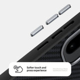 OnePlus 15R EIDERWOOD Magnetic Carbon Case - MagSafe Compatible - Black