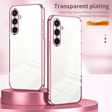 Samsung Galaxy A27 EIDERWOOD Flexible Plastic Case - Glossy Surface - Transparent / Pink