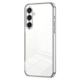 Samsung Galaxy A27 EIDERWOOD Flexible Plastic Case - Glossy Surface - Transparent / Silver