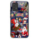 Samsung Galaxy A53 (5G) Christmas Case w. Back Glass - Christmas figures