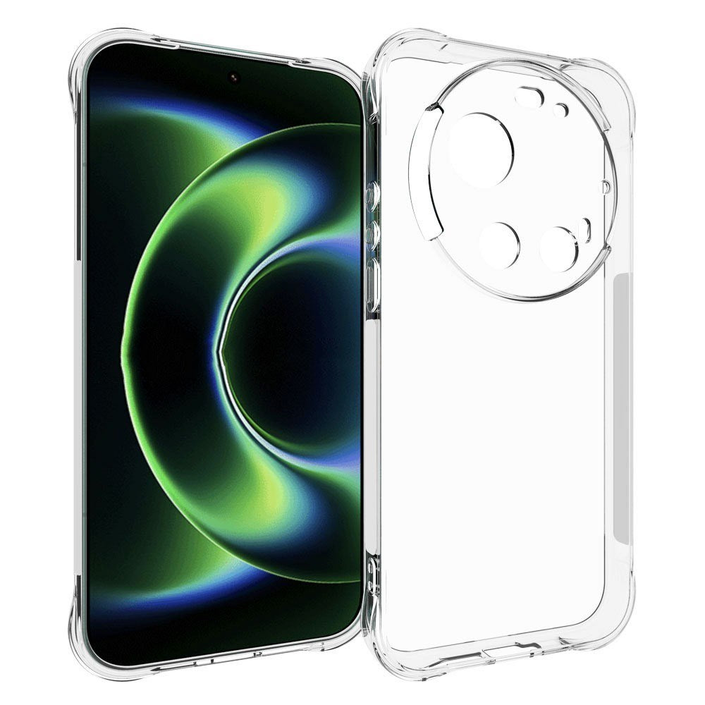 Xiaomi 17 Ultra EIDERWOOD Flexible Plastic Case with Reinforced Corners - Transparent