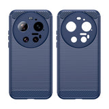 Xiaomi 17 Ultra EIDERWOOD Brushed Carbon Case - Blue