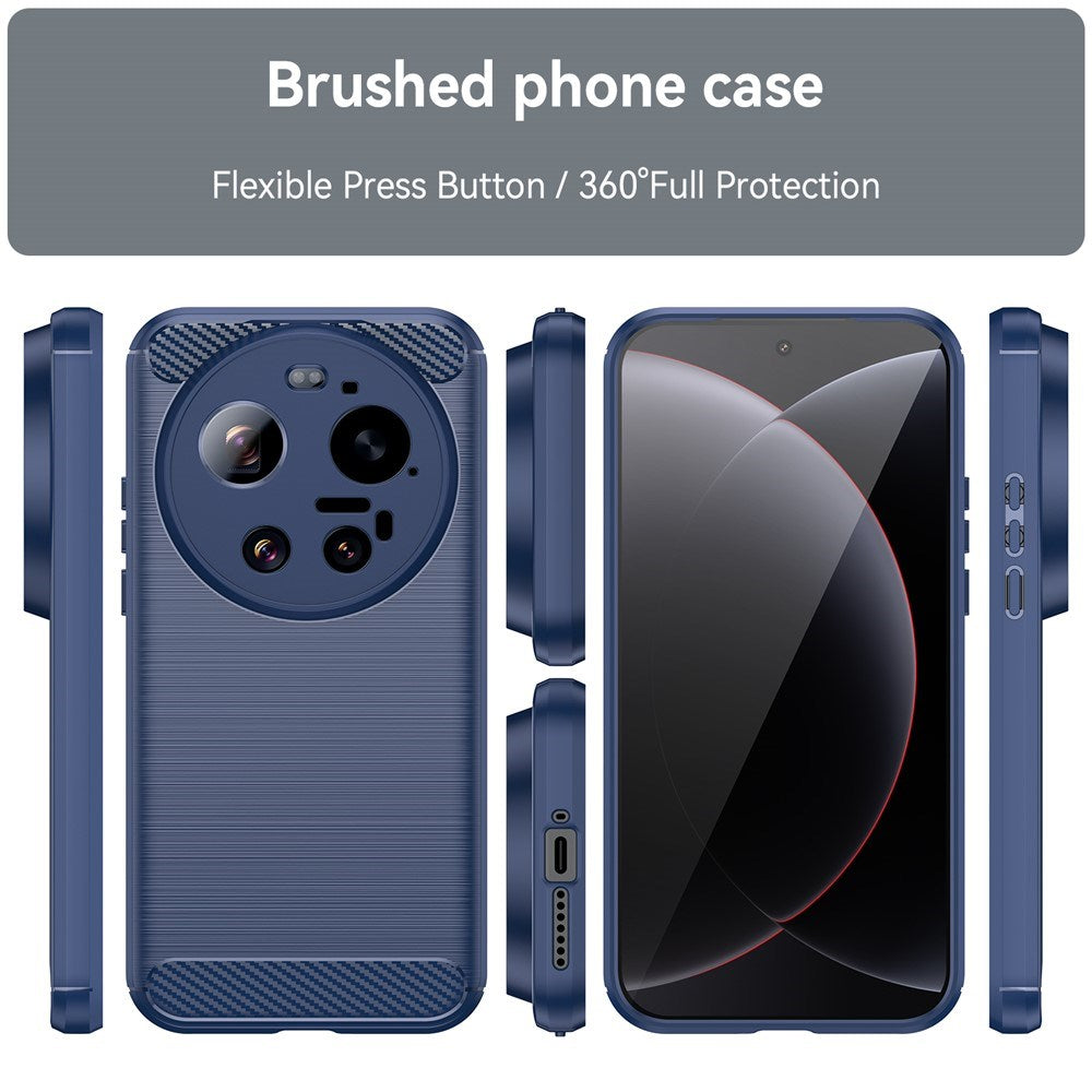 Xiaomi 17 Ultra EIDERWOOD Brushed Carbon Case - Blue
