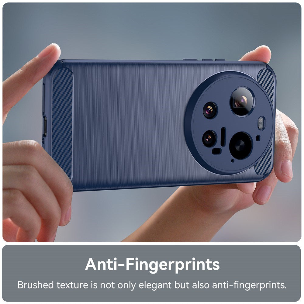 Xiaomi 17 Ultra EIDERWOOD Brushed Carbon Case - Blue