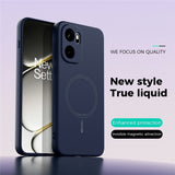 OnePlus 15R EIDERWOOD Silicone Case - MagSafe Compatible - Dark Blue