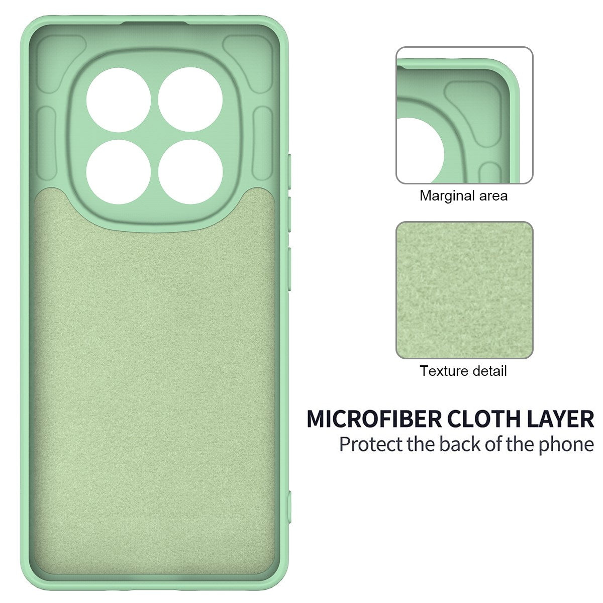 Xiaomi Redmi Note 15 Pro (5G) EIDERWOOD Silicone Case with Strap - Green