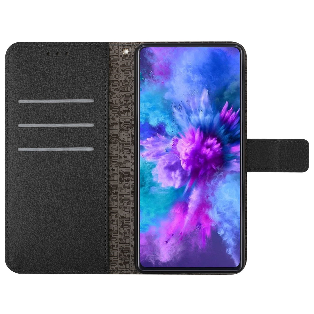 OPPO Reno15 (5G) EIDERWOOD Faux Leather Flip Case with Strap - Black