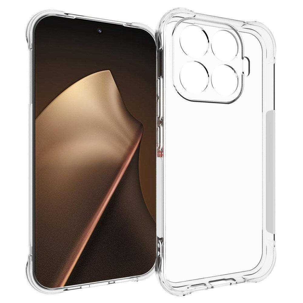 Xiaomi 17T EIDERWOOD Flexible Plastic Case with Shock-Absorbing Corners - Transparent