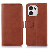 OnePlus Nord CE6 / Nord 6 EIDERWOOD Artificial Leather Flip Case with Card Holder and Stand Function - Brown
