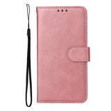 Realme 16 Pro EIDERWOOD Faux Leather Flip Case with Strap - Pink