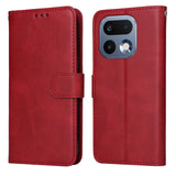 Realme 16 Pro EIDERWOOD Faux Leather Flip Case with Strap - Red