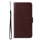 Realme 16 Pro EIDERWOOD Faux Leather Flip Case with Strap - Brown