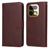 Realme 16 Pro+ EIDERWOOD Faux Leather Flip Case with Strap - Brown