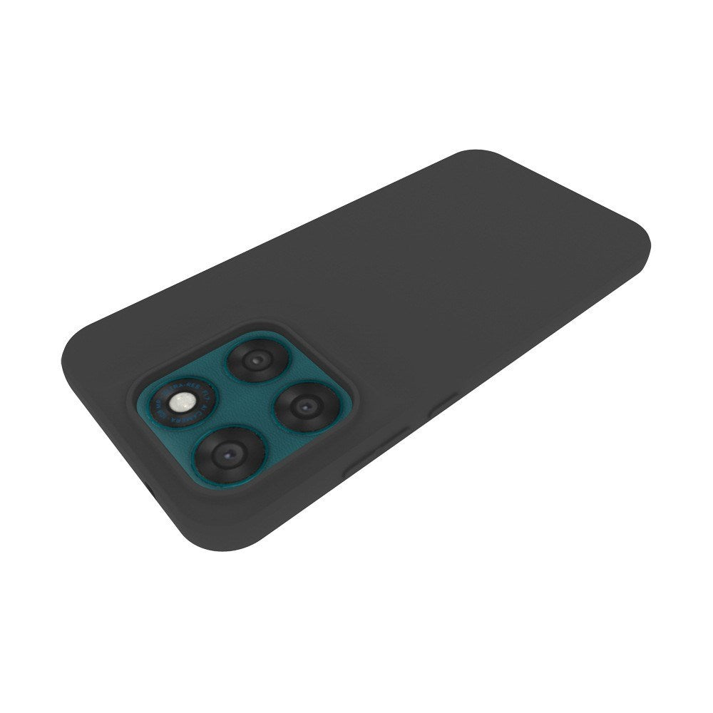 Motorola Moto G77 / G67 EIDERWOOD Matte Flexible Plastic Case - Black