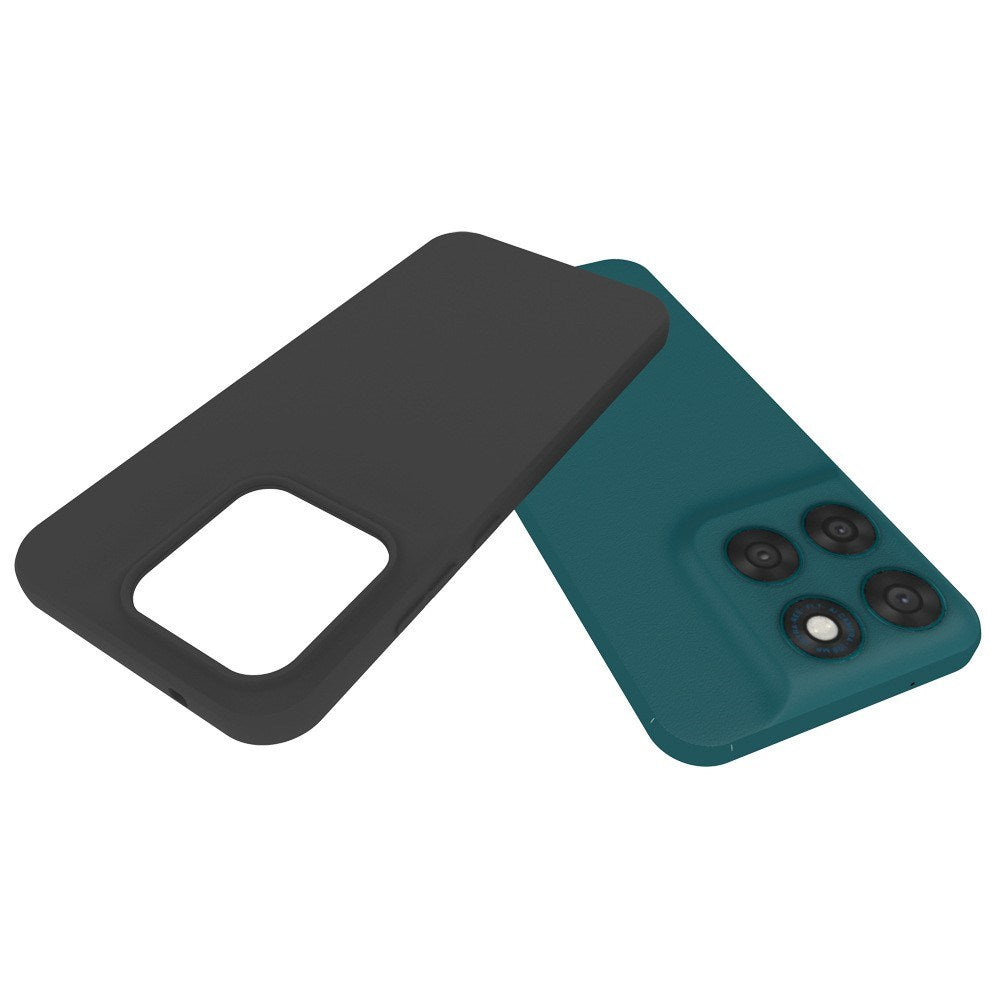 Motorola Moto G77 / G67 EIDERWOOD Matte Flexible Plastic Case - Black