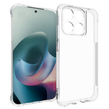 Motorola Moto G77 / G67 EIDERWOOD Flexible Plastic Case with Reinforced Corners - Transparent